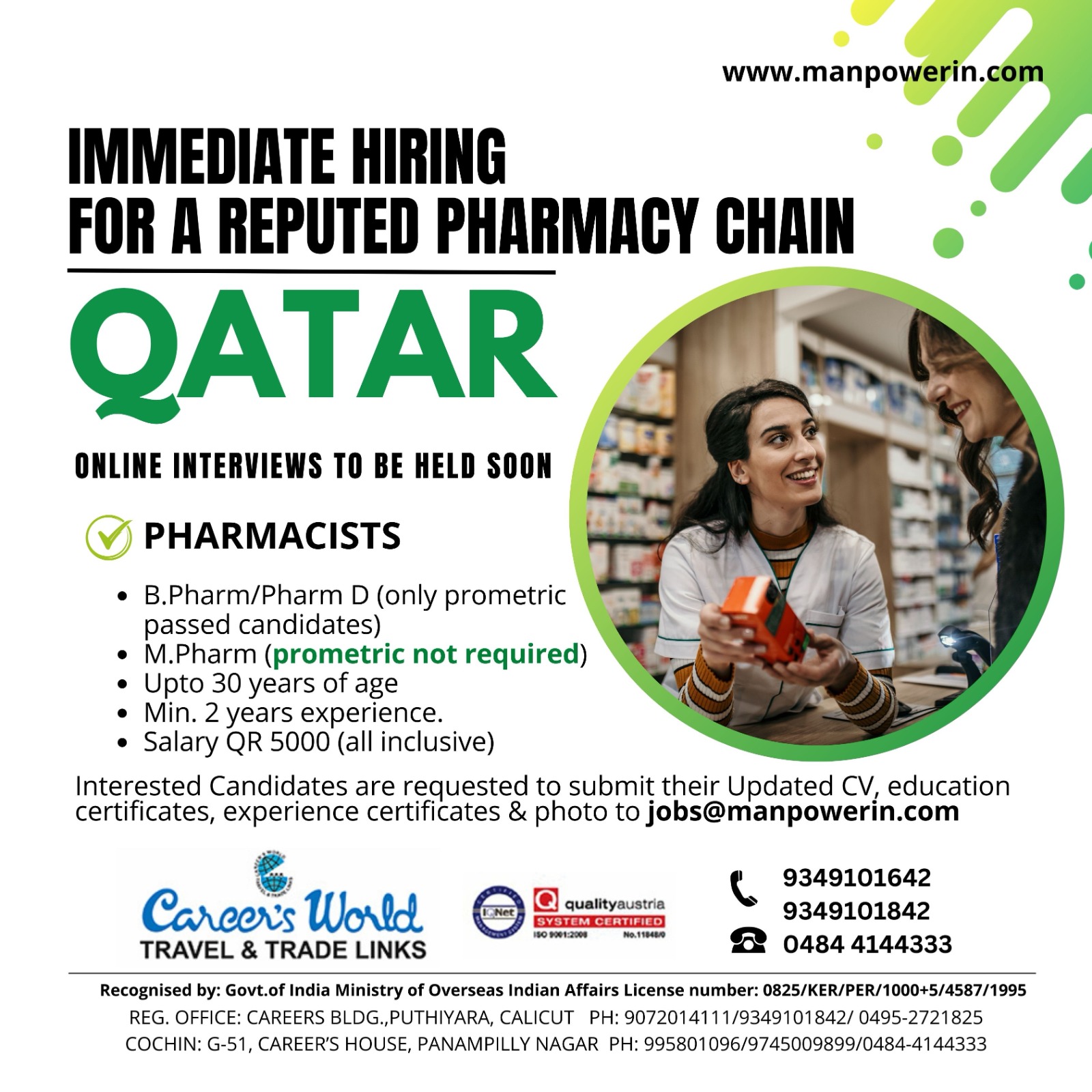pharmacist jobs Qatar