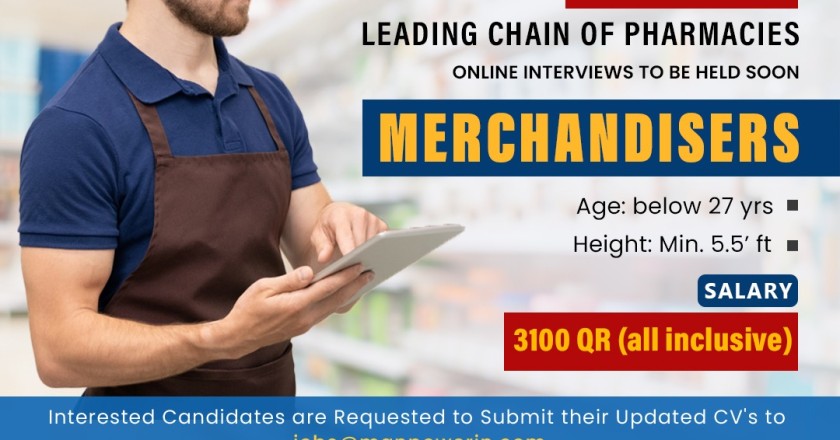 Job vacancy for merchandiser